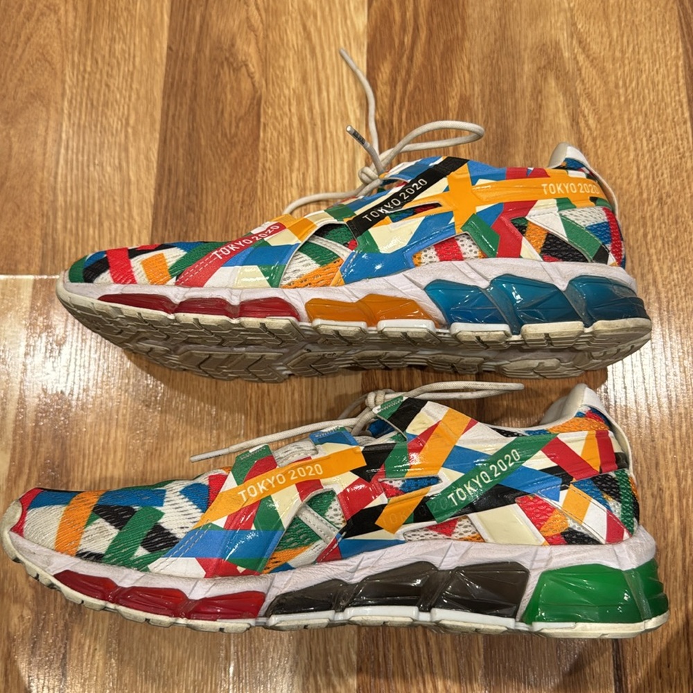 TOKYO 2020 Olympic Men's Shoes ASICS GEL-QUANTUM 360 used size 9 euro 42.5 - Picture 3 of 4